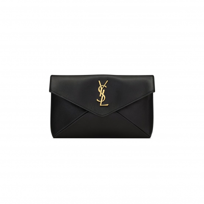 YSL CASSANDRE SMALL ENVELOPE POUCH IN LAMBSKIN 764931AACX71000 (21*14*3cm)